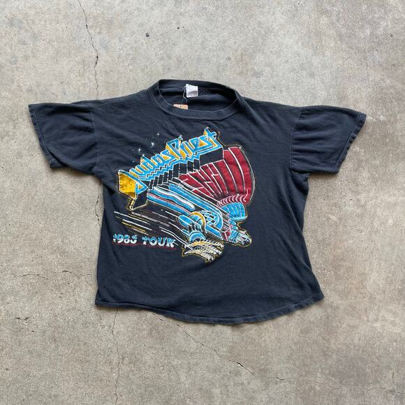 Vintage 1983 Judas Priest Tour T-Shirt Medium - Picture 1 of 7